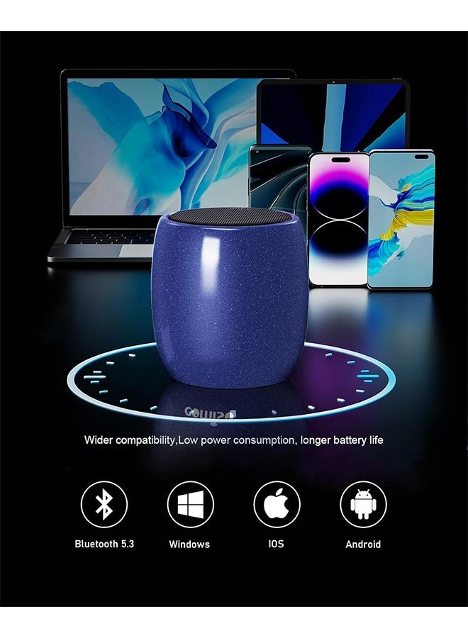 general Small Speaker, Bluetooth Speaker with 360°HD Stereo Sound and Robust Bass, Mini Speakers with Hands-Free Call, IP67 Waterproof, Portable Speakers for Shower, Room, Car, Trip, Ideal Gift for Men, Women - Image 4